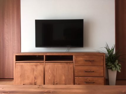 オーダー家具ハイテレビボード