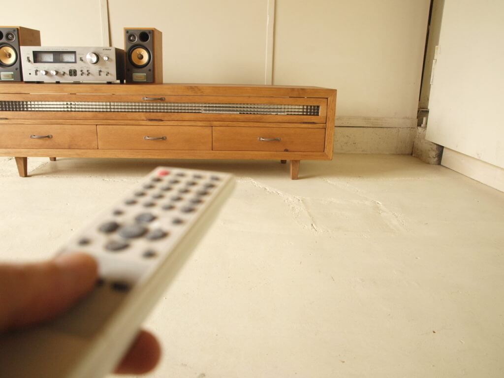 TVボード　無垢家具