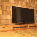 テレビボード横250ｃｍ無垢真鍮取っ手