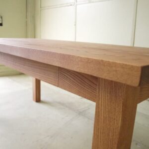 無垢引き出し付き】ダイニング横幅150cm｜小物の片付けに便利な